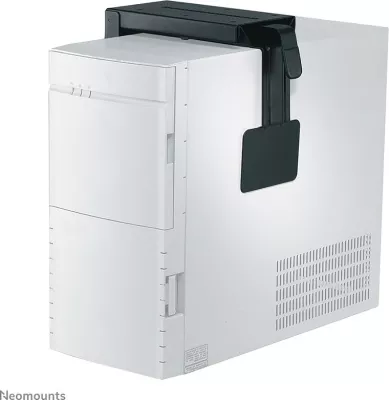 Mbajtës për kasë Neomounts Newstar CPU-D100BLACK, montim në tavolinë, çelik, i zi