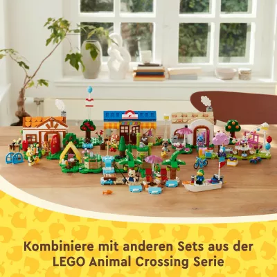 Set ndërtimi LEGO Animal Crossing Kapp'n's Island Boat Tour 233 pjesë, multingjyrësh