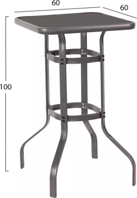 Set për bar Laura FH21054, 3 pjesë, metal 