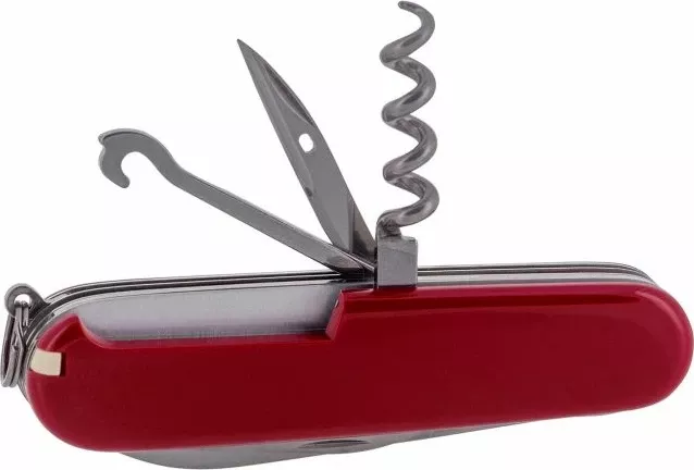 Thikë xhepi multifunksionale Victorinox, e kuqe