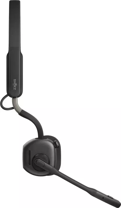 Kufje SHOKZ OpenMeet Wireless Bluetooth, Bone Conduction, për videokonferenca, E zezë