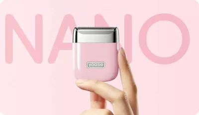 Makinë rroje elektrike për femra Yoose NANO, IPX7, USB-C, gjelbër, set 5 copë