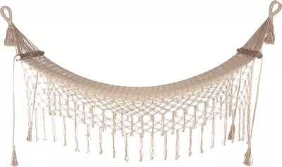 Hamak macrame FH9346, bezhë, 200x100 cm