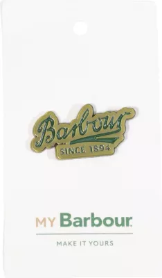 Pin me logo për meshkuj Barbour 262MUMB0013, bezhë e errët