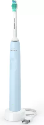 furçë dhëmbësh elektrike sonike, Philips, 2100BL HX3651/12, blu