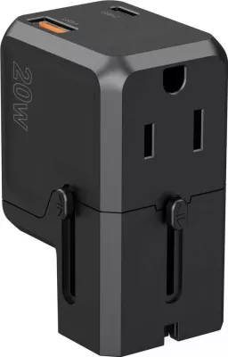 Karikues Choetech PD6038, 1x USB-C, 1x USB-A, i zi