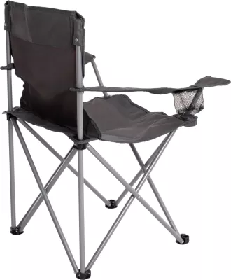 Karrige palosëse për plazh/kamping me mbajtëse gotash, ngjyrë gri, FH5096.01, 77x48x81 cm