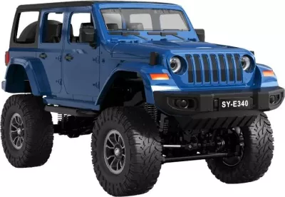 Makine me telekomandë Double Eagle Jeep Crawler Pro E340-003, 1:14, Kaltër