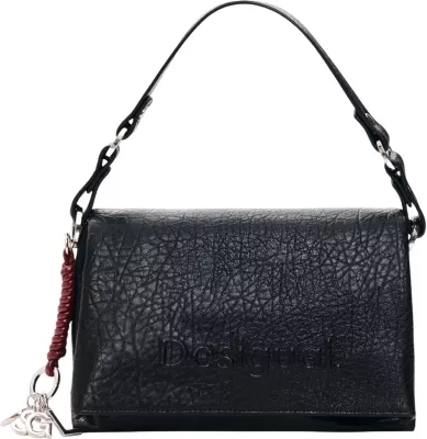 Çantë krahu për femra Desigual Venecia 4.0 26WAXP08, e zezë