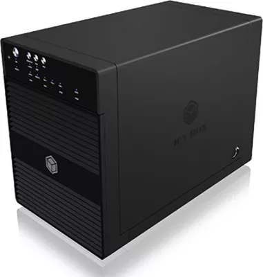 Kuti e jashtme HDD ICY BOX IB-3640SU3, 4x 3.5", USB 3.2 Gen 1, eSATA, e zezë
