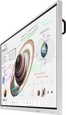 Monitor Samsung SMART Signage 75" WM75B Flip Pro, 4K, e bardhë