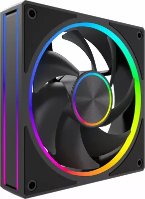 Ventilator kasë Modecom Volcano Loop 120 ARGB 120mm PWM 4-pin, i zi, 1 copë