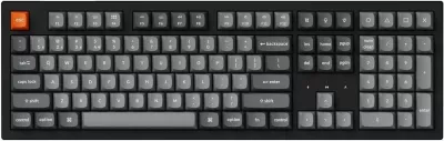 Tastierë Keychron K10M-H3, RGB, wireless/wired, gri-e zezë