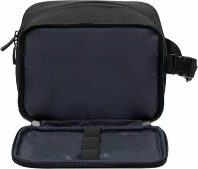 Çantë tualeti RIVACASE ECO 8409, RPET poliester, 215×160×120 mm, e zezë