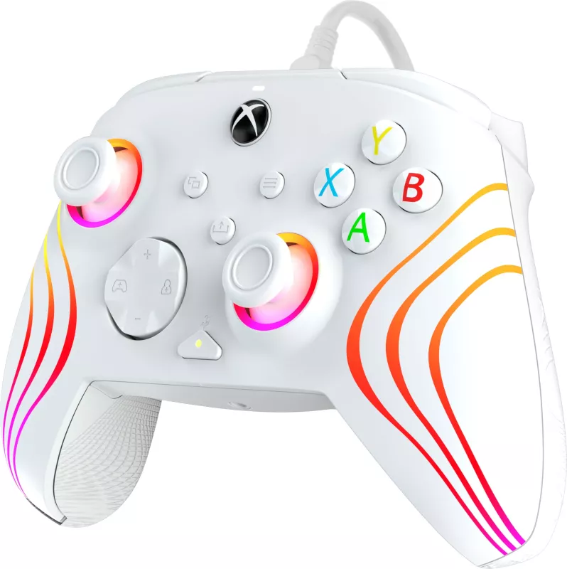 Gamepad PDP Afterglow Wave, Xbox Series X|S, PC, i bardhë