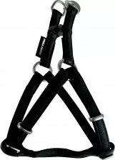 Parzmore qeni e rregullueshme Zolux Mac Leather, 25 mm, rreth gjoksi 45-75 cm, lëkurë, e zezë