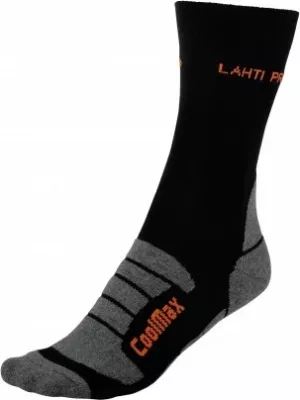 Çorape termo LAHTI PRO L3090543, 43-49, gri-portokalli, 1 palë