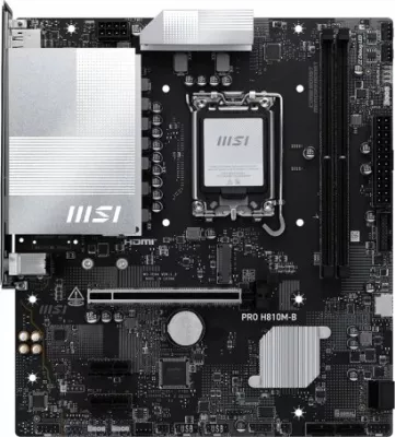 Pllakë amë MSI PRO H810M-B LGA1851 DDR5 Micro ATX 128GB 2.5GbE