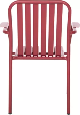 Karrige alumini RACHEL e kuqe FH6088.05 63x58x85H cm