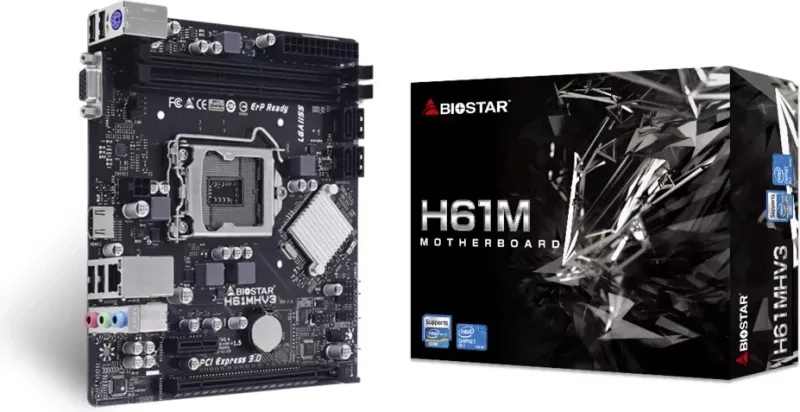 Pllakë amë Biostar H61MHV3, Intel® H61 LGA 1155, micro ATX