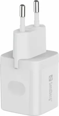 Karikues muri USB-C SANDBERG 441-42 PD 20W, prizë EU, i bardhë