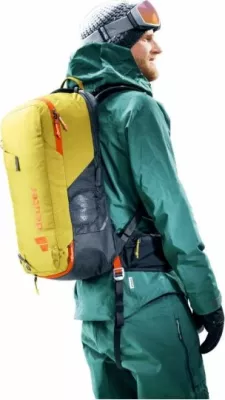 Çantë shpine Deuter për meshkuj dhe femra, turmeric/black