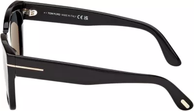 Syze dielli për femra Tom Ford Flynn-02 FT1343 01D, të zeza [Madhësia: 55]