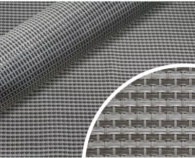 tapet për tendë BRUNNER Tendo 250x400 cm 600 g/m² gri/zezë