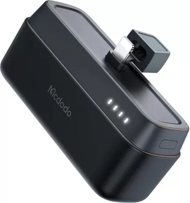 Powerbank Mcdodo MC-6281, 5000mAh, 20W, Lightning, e zezë