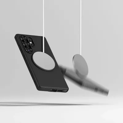 Mbështjellës Ringke Onyx MagSafe për Samsung Galaxy S25 Ultra, i zi