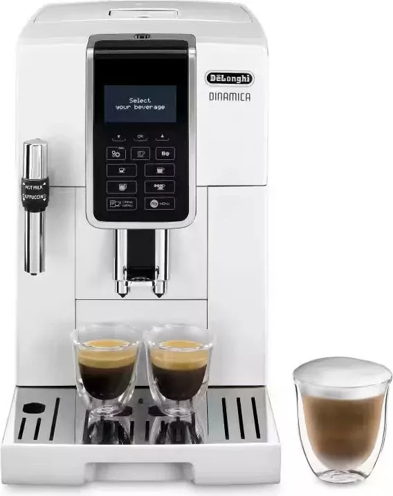 Aparat kafeje DeLonghi Dinamica ECAM 350.35.W, i bardhë