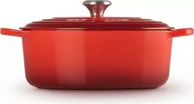 Tenxhere Le Creuset 21178290602430, 4.7L, ovale, gize, cherry red