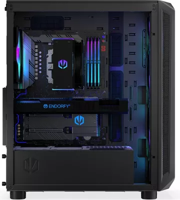 Kasë Endorfy ARX 500 ARGB TG, midi tower, xham i temperuar, e zezë