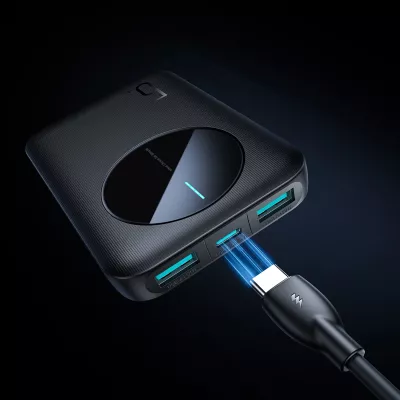 Powerbank Joyroom JR-PBF13, 5000mAh, 2x USB-A, 1x USB-C, e zezë