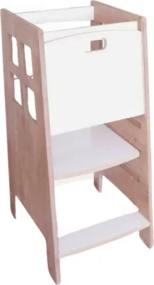 Kullë edukative për fëmijë, ngjyrë kafe dhe e bardhë, Hanah Home