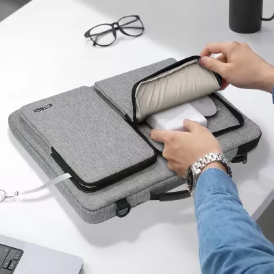 Çantë laptopi Tech-Protect Defender Bag 15-16", Gri