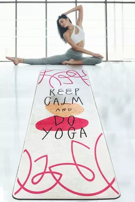 Qilim yoga Vital And Vivid, Keep Calm Do Yoga, shumëngjyrësh