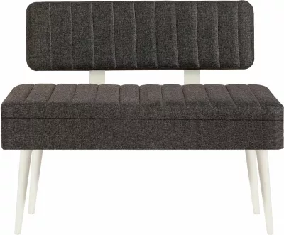 Set tavoline me karrige për ngrënie, e zgjatshme, 5 pjesë, Skye Decor Vina 1053-4, e bardhë dhe antracit