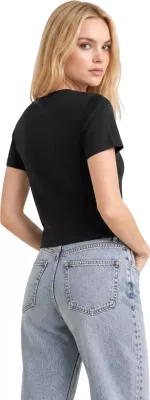 Maicë për femra Calvin Klein Jeans LV047G806G, e zezë [Madhësia: XS]