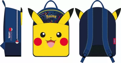 Çantë shpine junior La Plume Doree Pokemon Pikachu 32 cm, blu