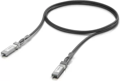Kabllo DAC SFP+ 10Gbps, Ubiquiti UACC-DAC-SFP10-3M, 3 m, e zezë
