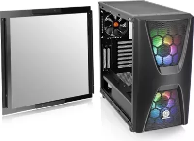 Kasë Thermaltake Commander C34 TG ARGB, Midi Tower, e zezë