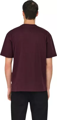Maicë për meshkuj Only & Sons Onsfred Life Rlx 22022532, bordo [Madhësia: XL]