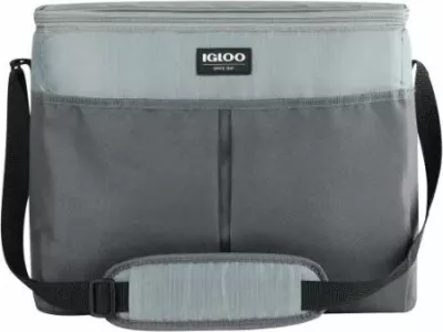 Çantë frigoriferike IGLOO BASIC 24, kapacitet 6 kanaçe, me insert plastik të fortë, gri, 6 Pack
