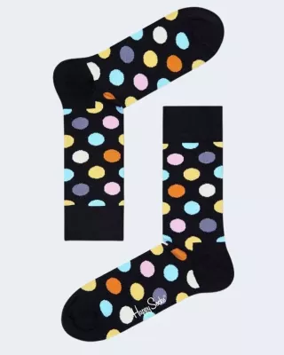 Çorape të gjata për meshkuj Happy Socks BDO01 Big Dot, të zeza [Madhësia: 41 - 46]