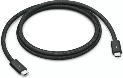 Kabllo Thunderbolt 5 Apple MDW94ZM/A, USB-C në USB-C, 1 m, 120 Gb/s, 240 W, e zezë