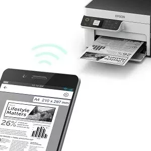 Printer Epson EcoTank M2120, Inkjet, Wi-Fi, Bardhë