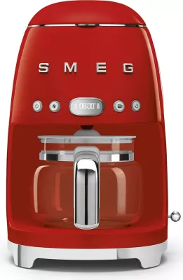 Aparat kafeje SMEG DCF02RDEU, 10 filxhanë, automatik, i kuq