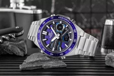 Orë dore për meshkuj Casio, argjend