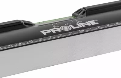 Nivel uji PROLINE 15961, 60 cm, 3 fiole, magnetik, alumin, Premium